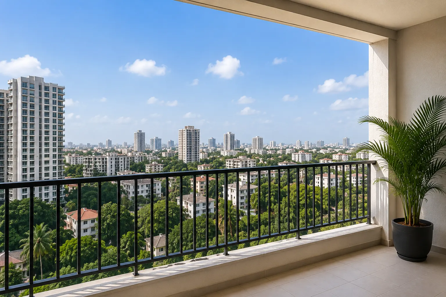 Unsecure balcony